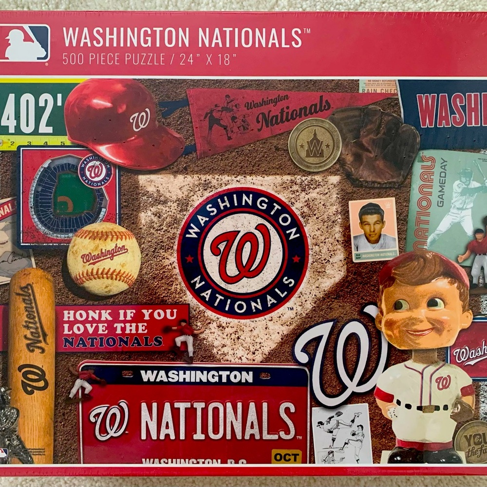 Washington Nationals 500 piece puzzle, 24”x18”, brand new - never opened.